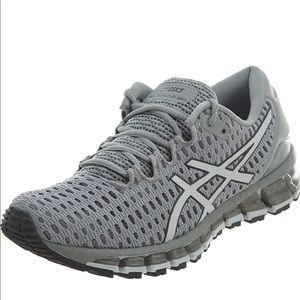 Asics women grey sneakers quantum 360 gel size 10